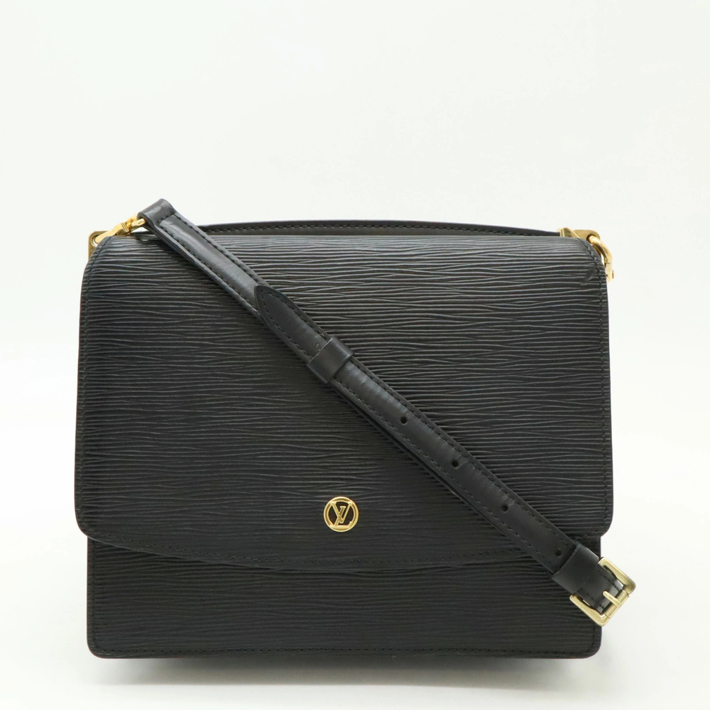 LOUIS VUITTON Epi Grenelle Crossbody Bag Leather Noir Black